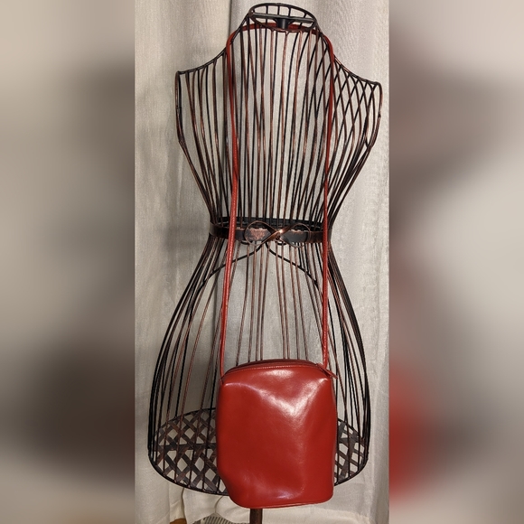 Wilsons Leather Handbags - Red small‎ Wilson's Leather Hobo bag